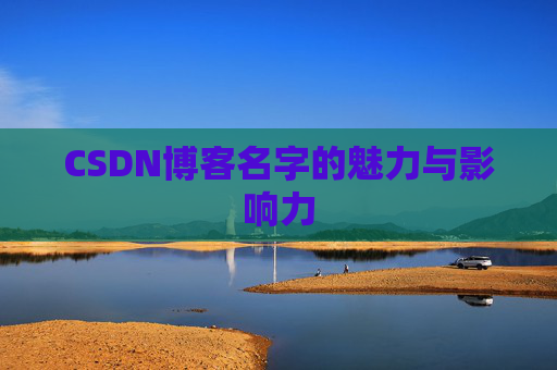 CSDN博客名字的魅力与影响力